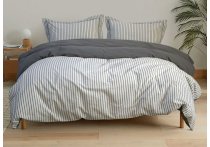 Постельное белье сатин Premium Lotus Home - Timeless Anthracite (Турция), евро